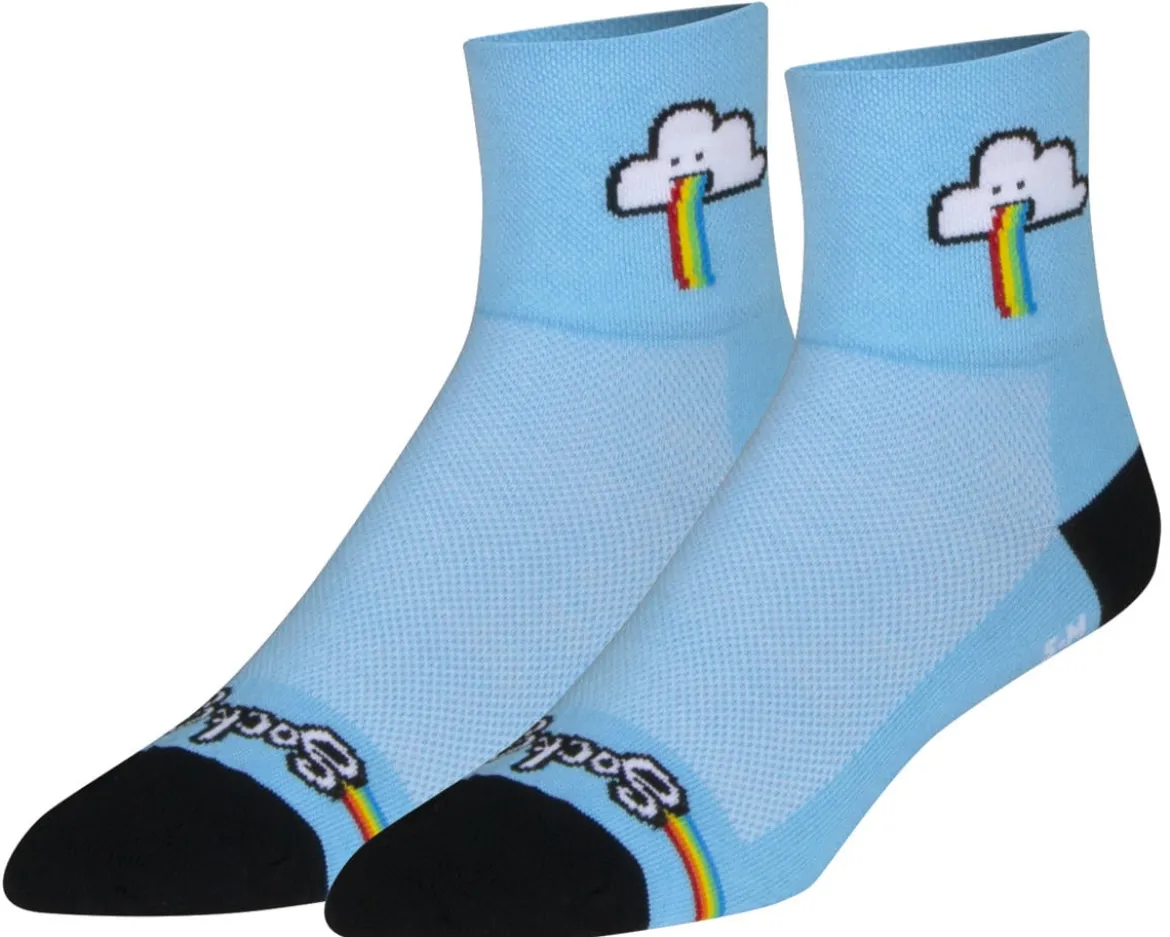 Sockguy 3" Socks (Rainbows) (S/M)