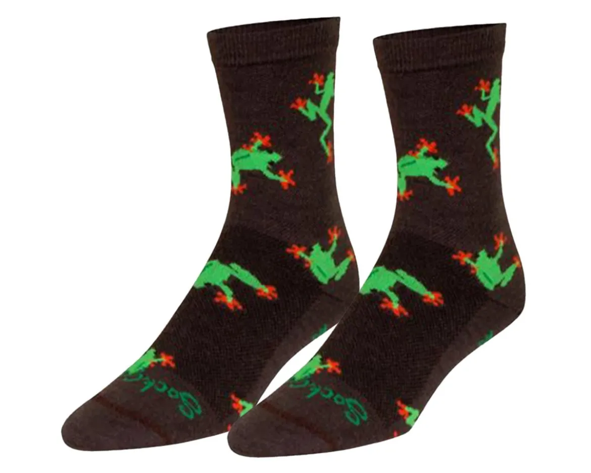 Sockguy 6" Socks (Tree Frogs) (L/XL)