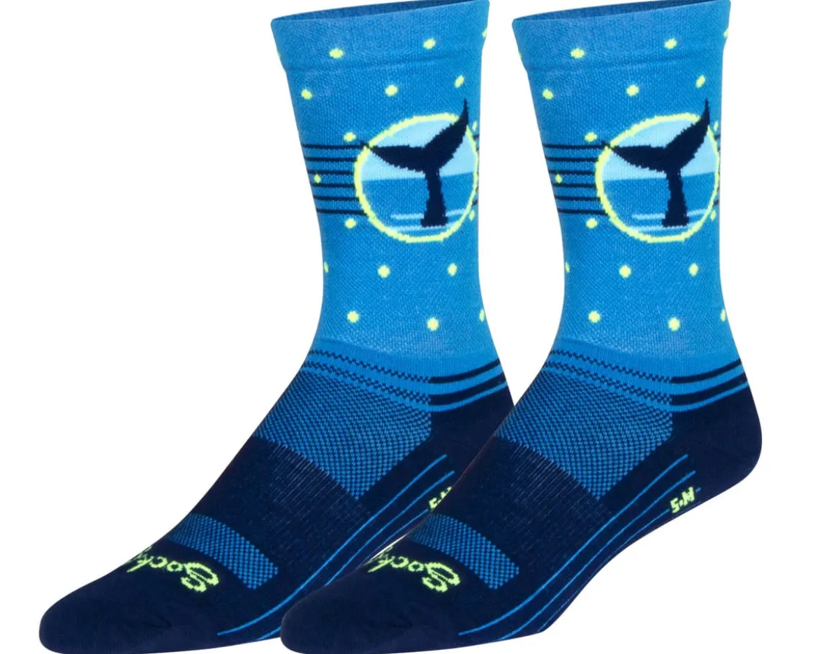 Sockguy 6" Socks (Whale Tail) (L/XL)