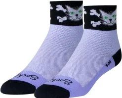 Sockguy Women's 2" Socks (Bad Kitty) (S/M)