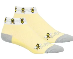 Sockguy Women's 1" Socks (Bees) (S/M)