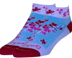 Sockguy Women's 1" Socks (Blossom) (S/M)