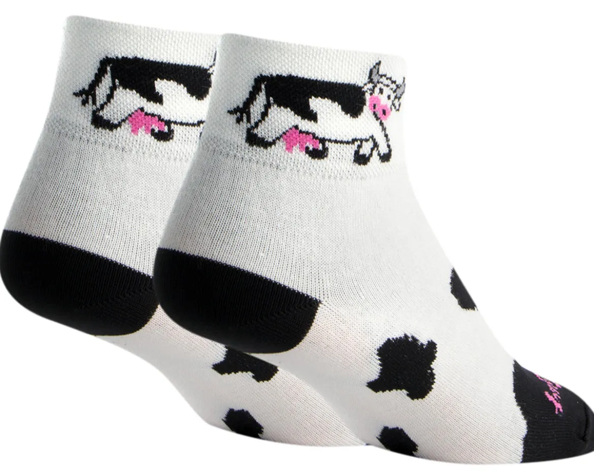 Sockguy Women's 2" Socks (Cow) (S/M)