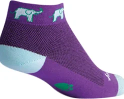 Sockguy Women's 1" Socks (Tusker) (Elephant) (S/M)