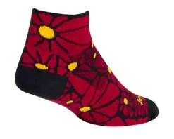 Sockguy Women's 1" Socks (Wildflower) (S/M)