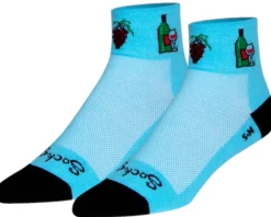 Sockguy Women's 2" Socks (Wine Down) (S/M)