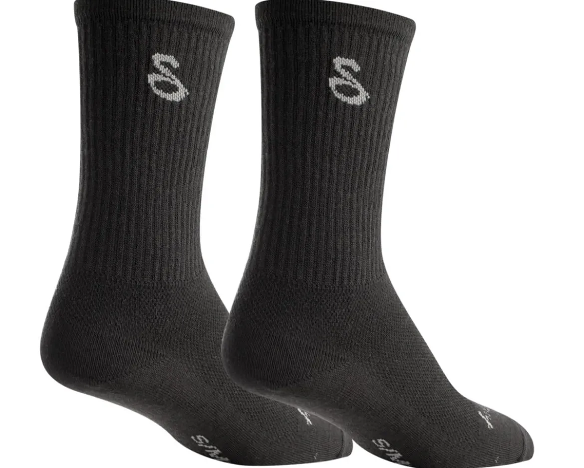 Sockguy 6" Wool Socks (Black) (L/XL)