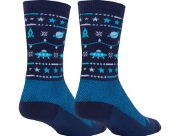 Sockguy 6" Wool Socks (Blue Sweater Limited Edition) (L/XL)