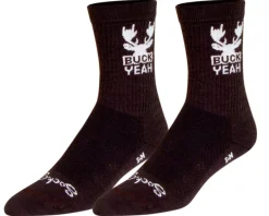 Sockguy 6" Wool Socks (Buck Yeah) (L/XL)