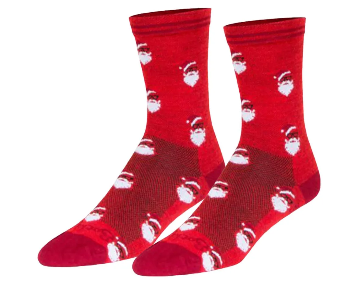 Sockguy 6" Wool Socks (Saint Nick) (Christmas) (S/M)