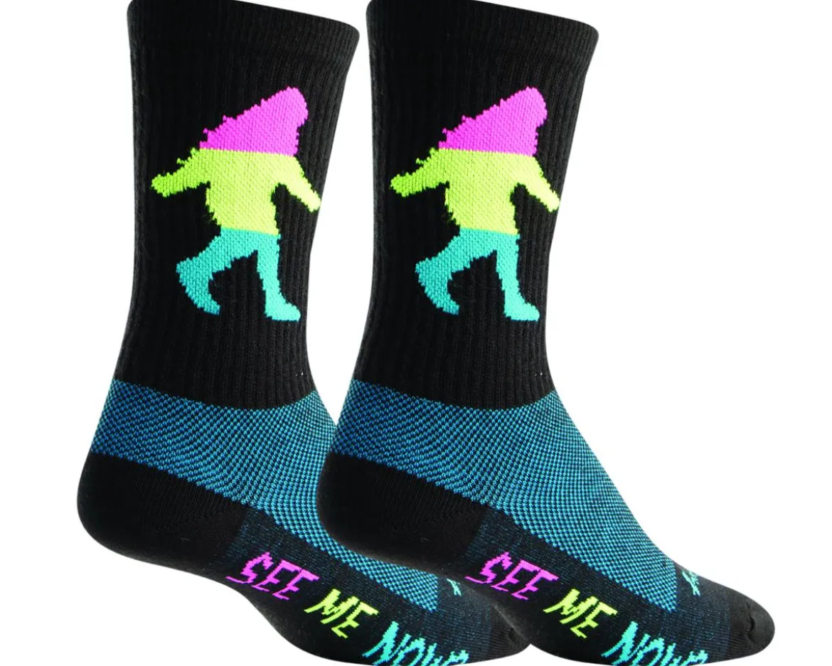 Sockguy 6" Wool Socks (Sasquatch) (Rainbow) (L/XL)