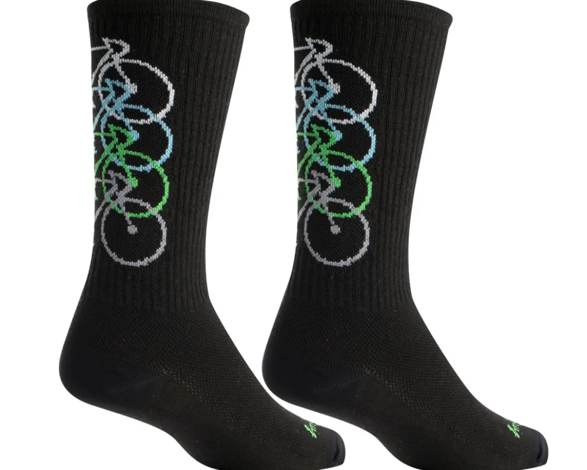 Sockguy 6" Wool Socks (Stacked) (S/M)