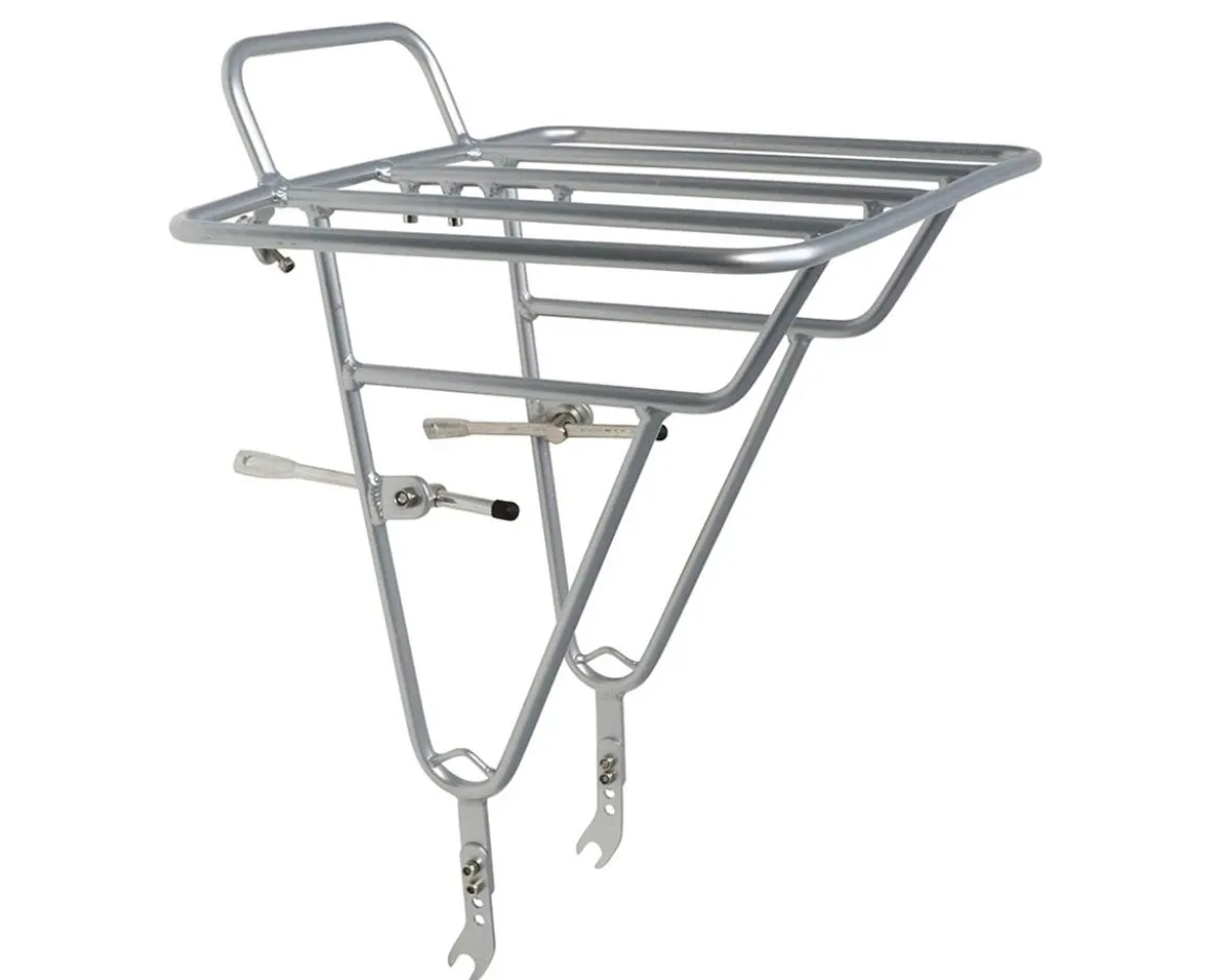 Soma Aluminum Porteur Front Cargo Rack (Silver)