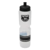 Soma Further Extra Large Cycling Water Bottle (Clear/Black) (Pull-Open) (36oz)