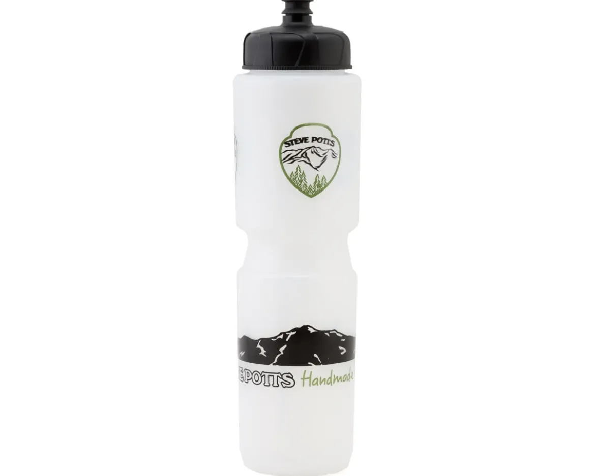 Soma Further Extra Large Cycling Water Bottle (Clear/Black) (Pull-Open) (36oz) (Steve Potts)