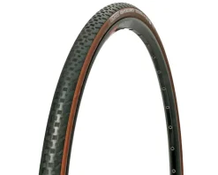 Soma Shikoro Armored Clincher Tire (Black/Brown) (700c) (28mm) (Folding)