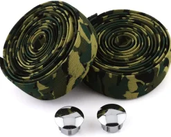 Soma Thick and Zesty Striated Bar Tape (Green/Camo)