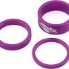 Spank Headset Spacer Kit (Purple) (1-1/8") (3/6/12mm)