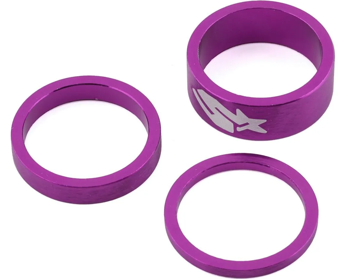 Spank Headset Spacer Kit (Purple) (1-1/8") (3/6/12mm)