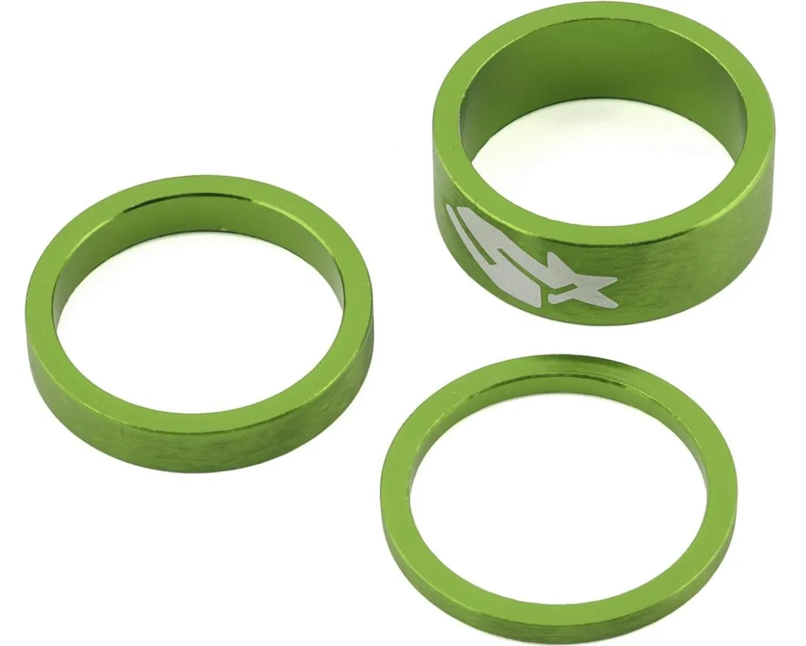 Spank Headset Spacer Kit (Green) (1-1/8") (3/6/12mm)