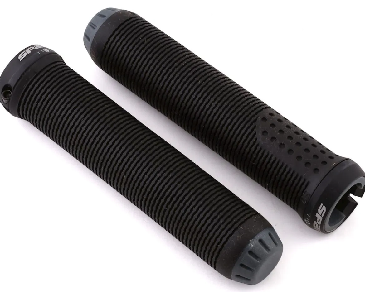 Spank Spike 30 Lock-On Grips (Black/Grey)