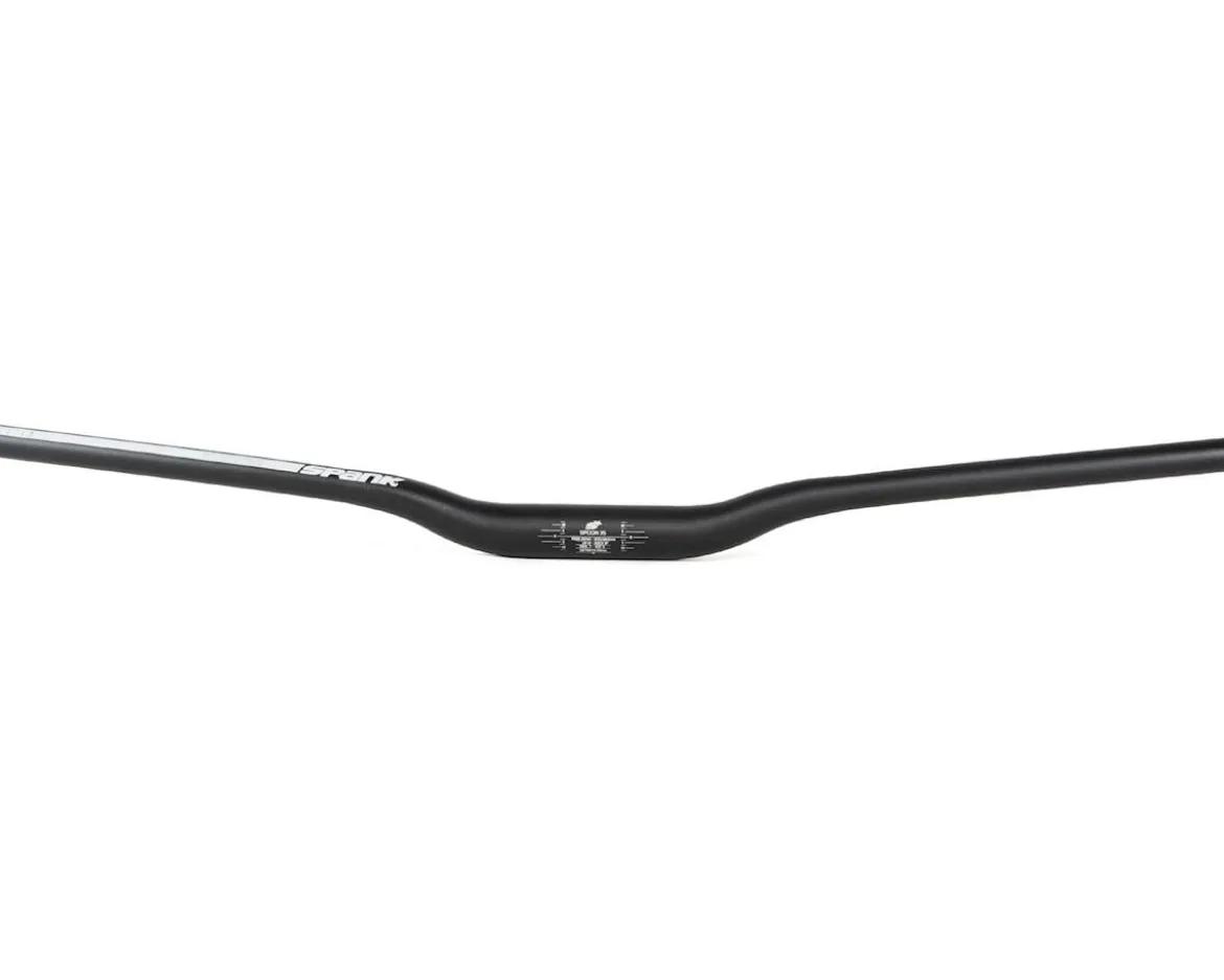 Spank Spoon 35 Mountain Bike Handlebar (Black) (35.0mm) (25mm Rise) (800mm) (5/8° Sweep)