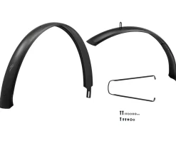 Specialized 2023 Tero X 5.0 & 6.0 Front & Rear Fender Set (Black) (29/27.5") (Alloy) (w/Hardware)