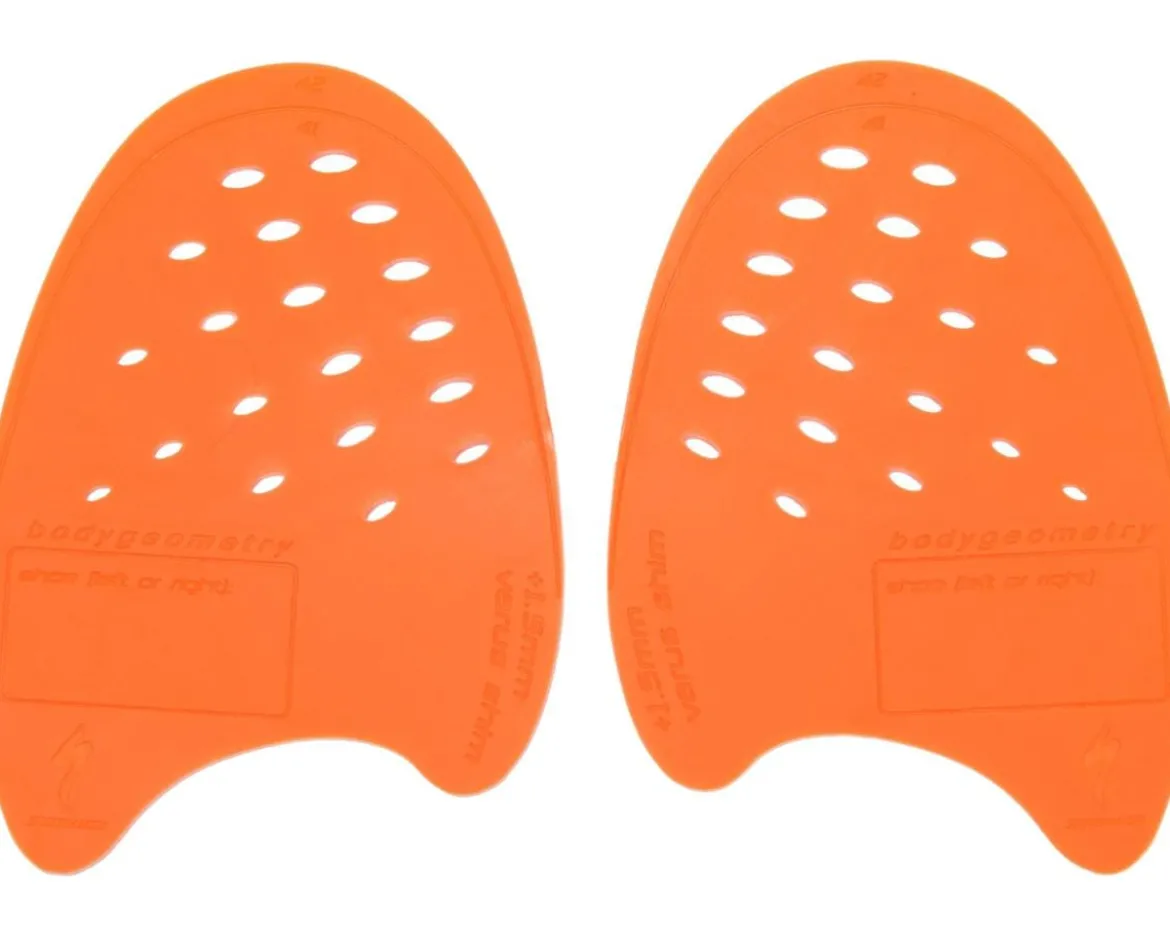 Specialized Body Geometry Internal Shoe Wedges (Orange/Varus) (2 Pack) (36-38)