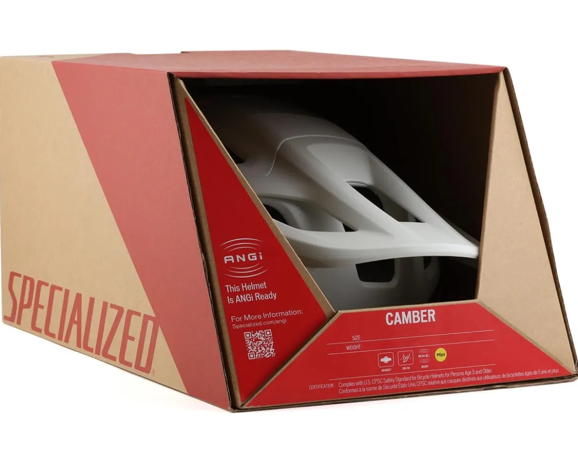 Specialized Camber Mountain Helmet (White Dune/Purple Orchid) (M)