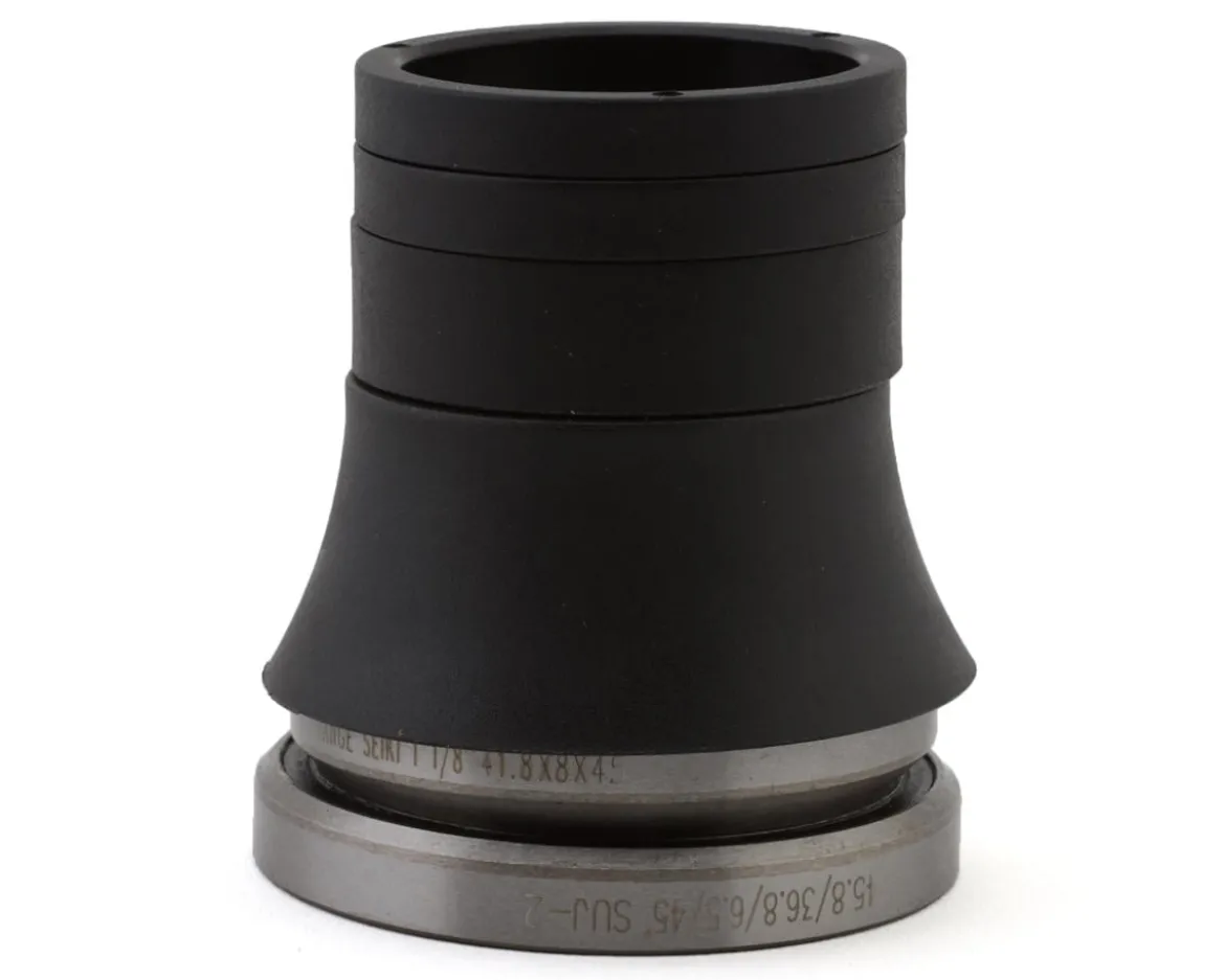 Specialized Complete Integrated Headset (Black) (1-1/8 - 1-1/4") (w/ Cone Cover and Spacers)