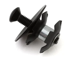 Specialized Concave Alloy Top Cap w/ Star Nut Assembly (Black) (For Alloy Steerers) (1-1/8")