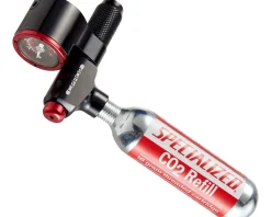 Specialized CPRO2 Trigger CO2 Inflator (Black) (w/ Gauge)