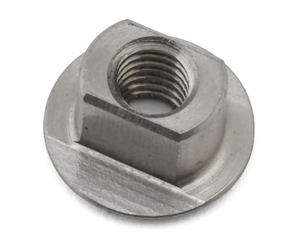 Specialized Custom Downtube Protector Steel Mounting Nut (Silver) (M4 x 0.7P x 4.5mm)