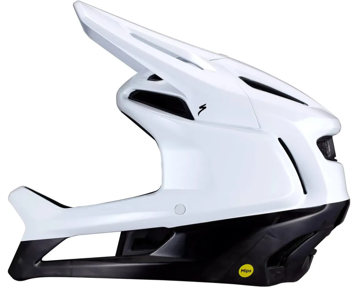 Specialized Gambit Carbon Full Face Helmet (White/Carbon) (L)