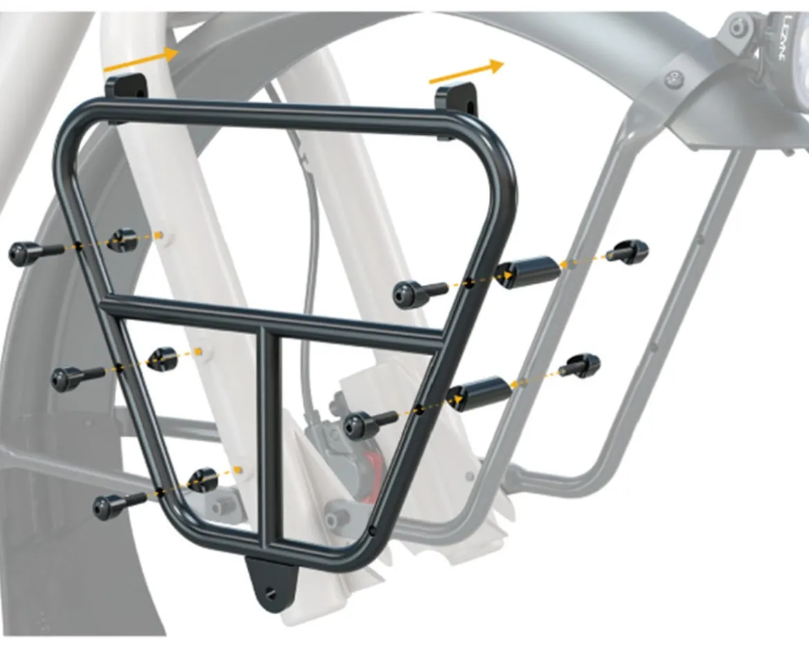 Specialized Globe Pannier Adapters (Black) (Front)