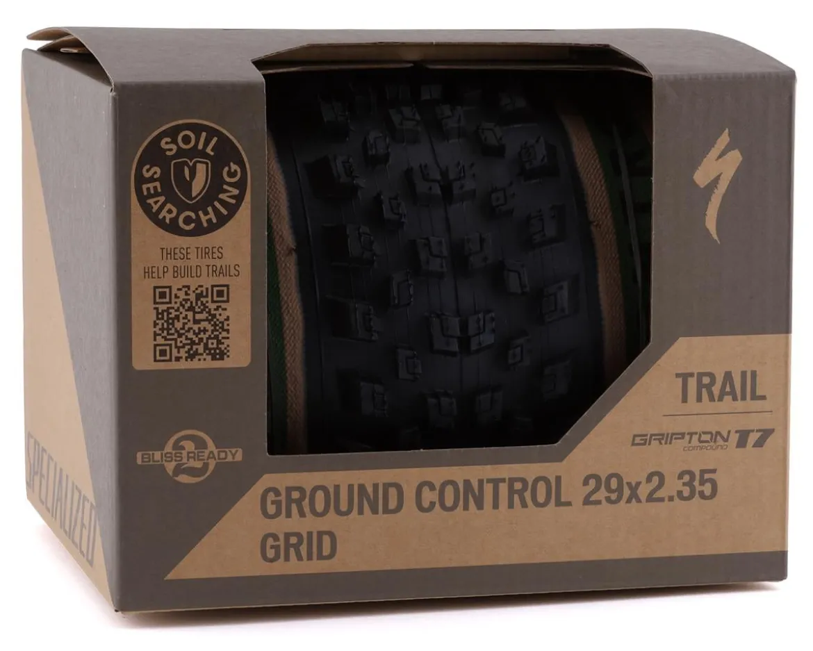 Specialized Ground Control Grid Tubeless Mountain Tire (Tan Wall) (29") (2.35") (Gripton T7) (Soil Searching)