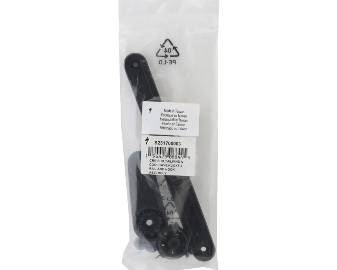 Specialized KlickFix Rail and Hook Assembly (Black) (1) (For Tailwind & Coolcave Pannier)