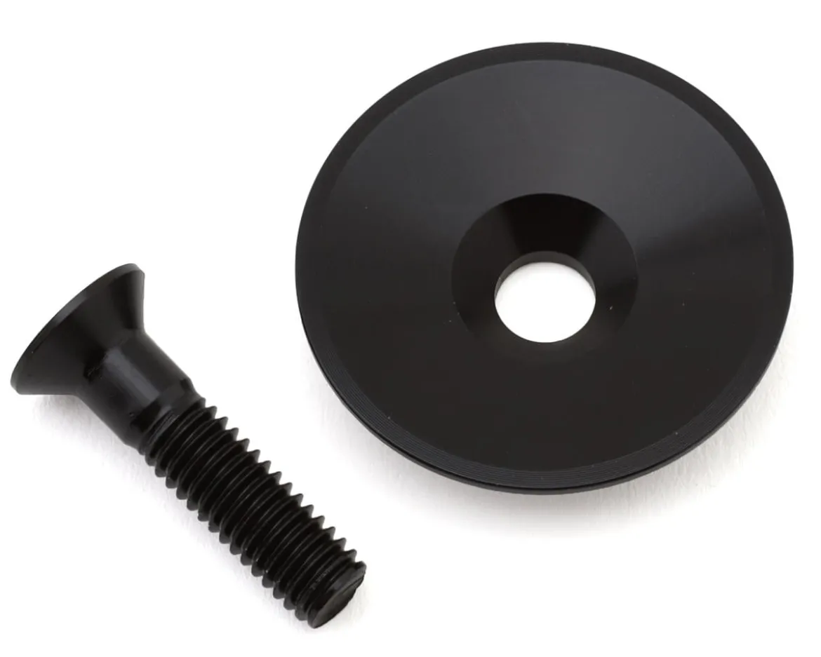 Specialized Lightweight Alloy Road Top Cap & Bolt (Black) (M6 x 25mm)