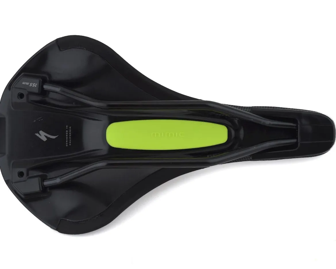 Specialized Phenom Comp Saddle (Black) (Chromoly Rails) (155mm) (w/ Mimic)