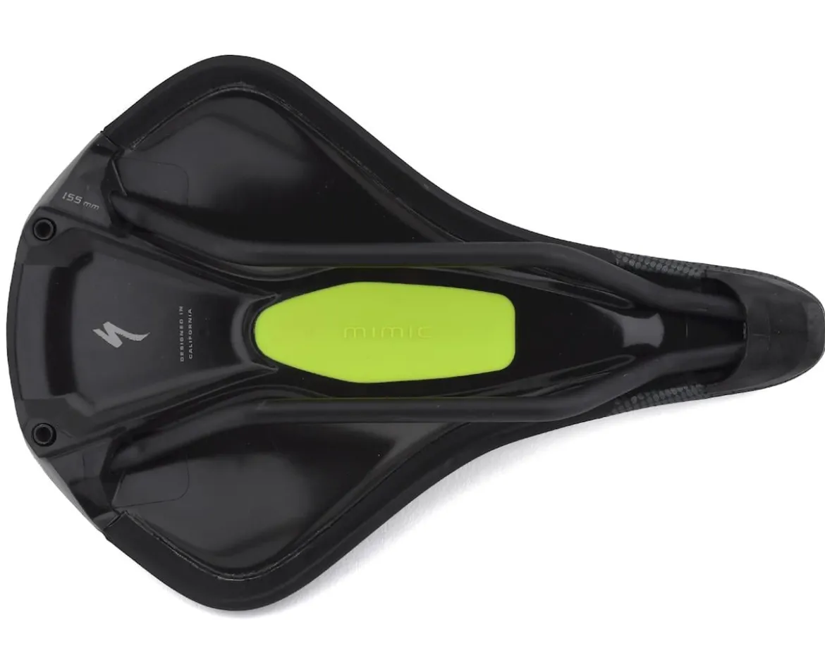 Specialized Power Expert Saddle (Black) (Titanium Rails) (155mm) (w/ Mimic)