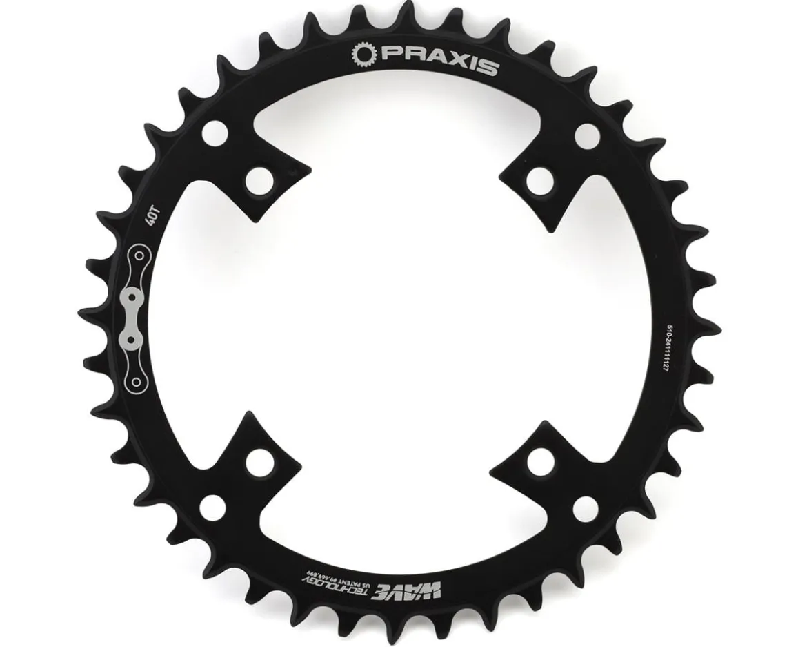 Specialized Praxis Front Chainring (Black) (1 x 10/11 Speed) (104mm BCD) (Single) (40T) (For 2017+ Turbo Vado/Como/Tero)
