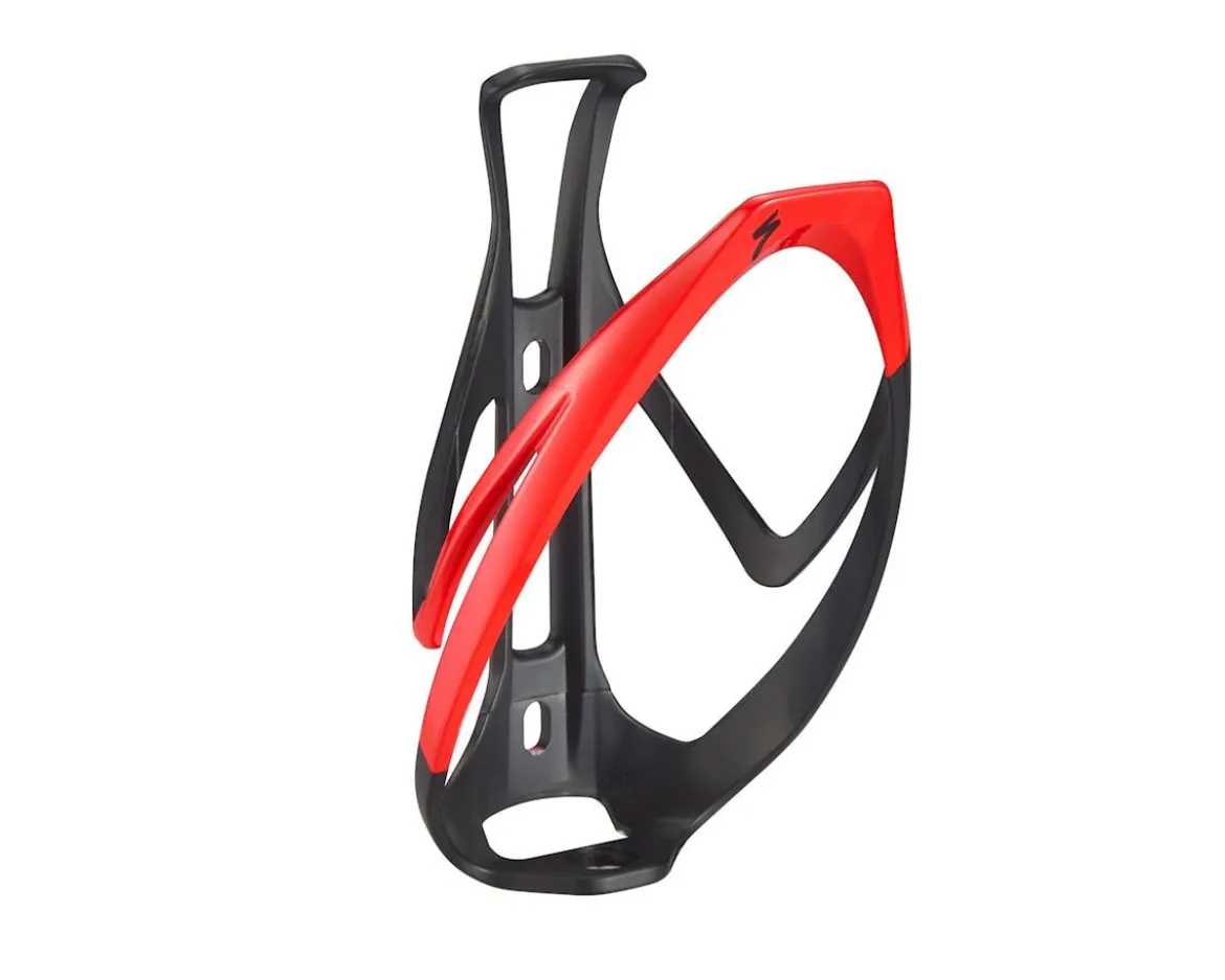 Specialized Rib Cage II Water Bottle Cage (Matte Black/Flo Red)