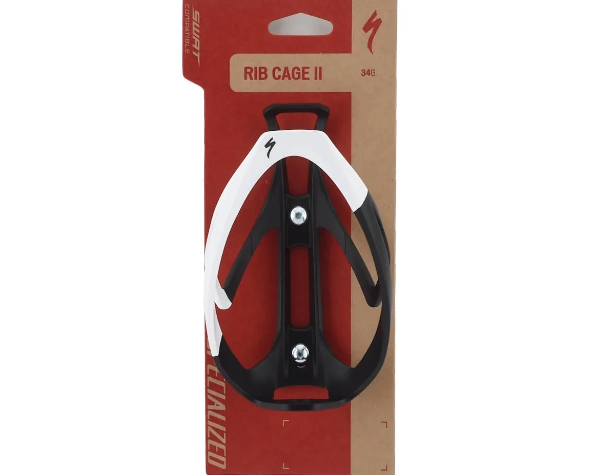 Specialized Rib Cage II Water Bottle Cage (Matte Black/White)
