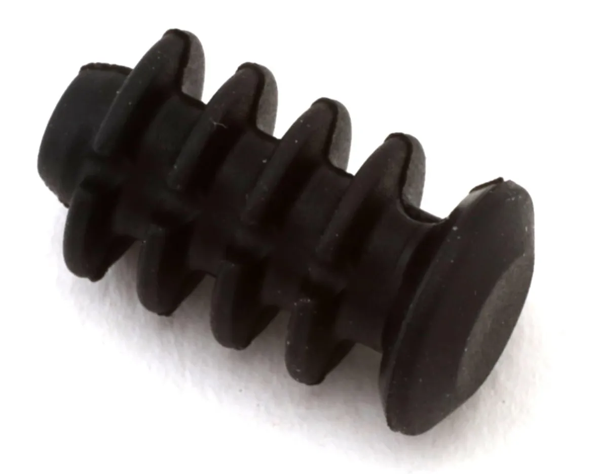 Specialized Ribbed Solid Rubber Plug for ICR Entry/Exit Port (Black)