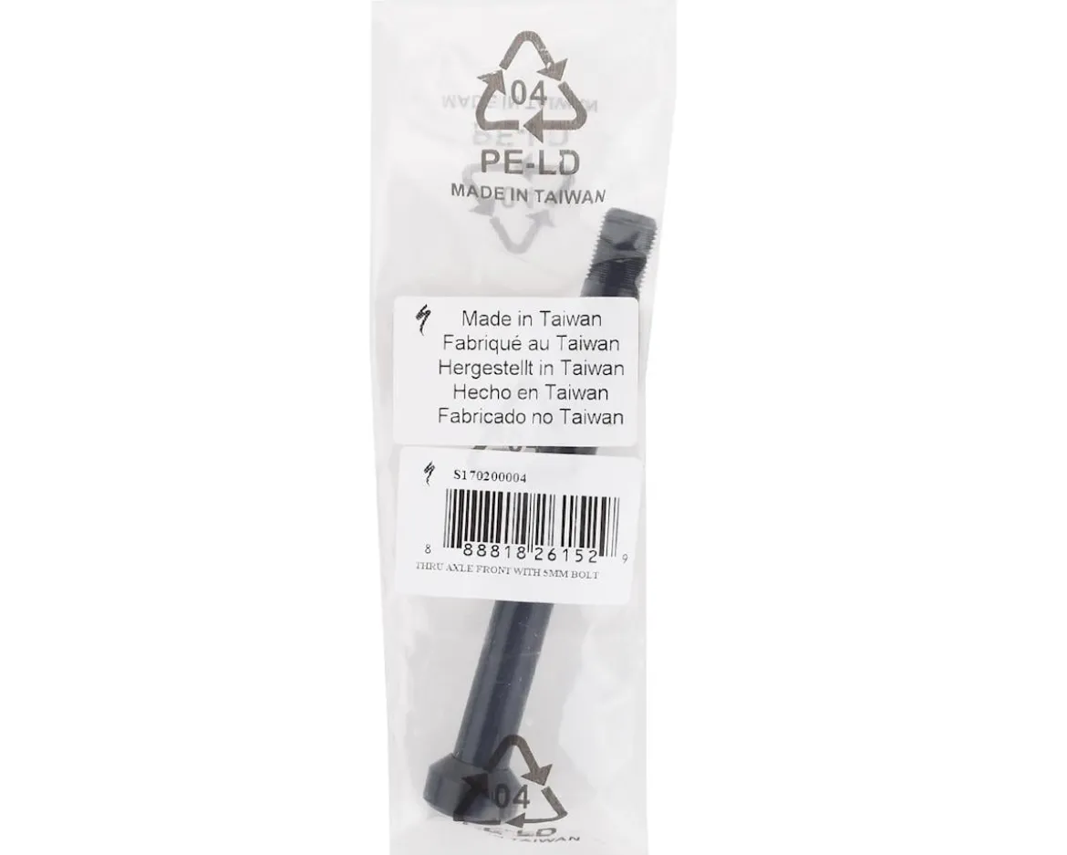 Specialized Road Thru Axle w/ 5mm Bolt On (Black) (12 x 100mm)