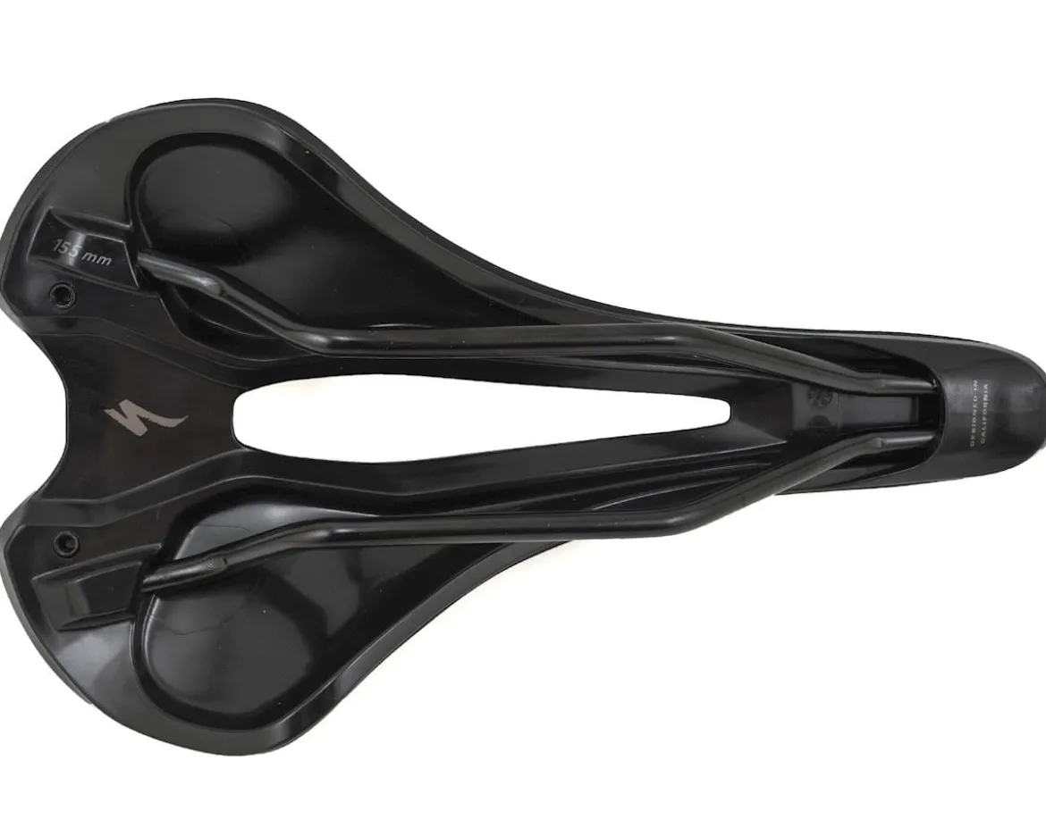 Specialized Romin Evo Comp Gel Saddle (Black) (Chromoly Rails) (155mm)