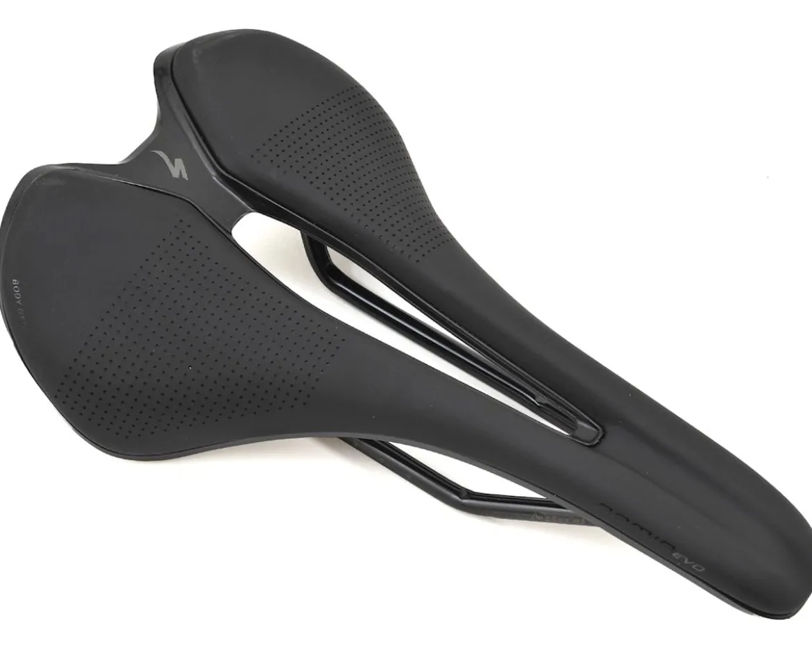Specialized Romin Evo Comp Gel Saddle (Black) (Chromoly Rails) (155mm)