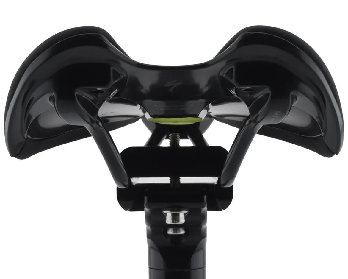 Specialized Romin Evo Comp Saddle (Black) (Chromoly Rails) (143mm) (w/ Mimic)