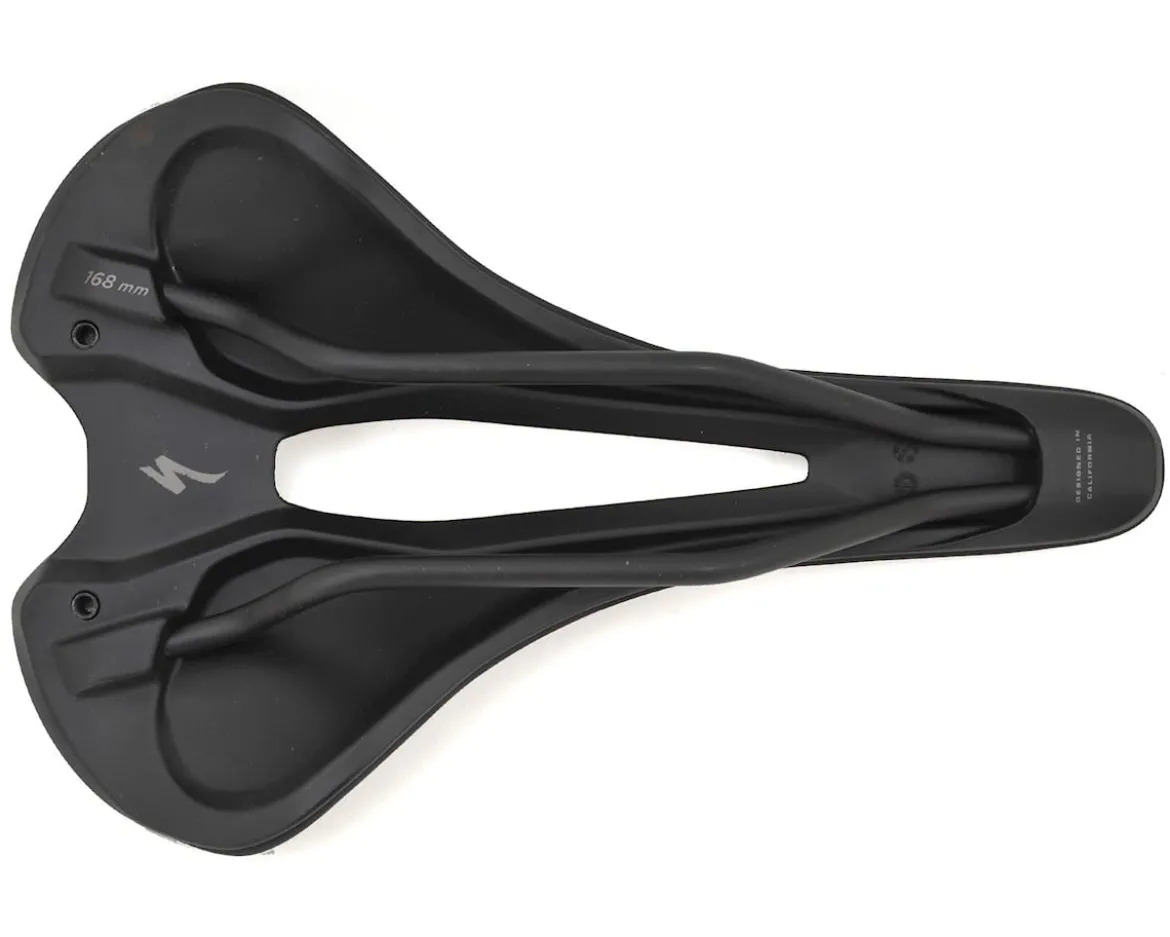 Specialized Romin Evo Expert Gel Saddle (Black) (Titanium Rails) (168mm)