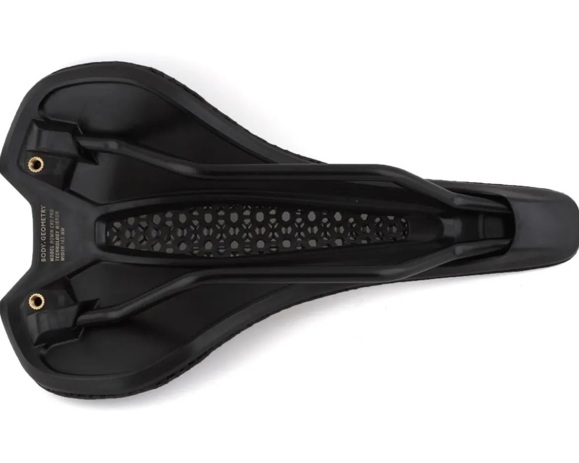 Specialized Romin Evo Pro Mirror Saddle (Black) (Titanium Rails) (3D-Printed) (143mm)